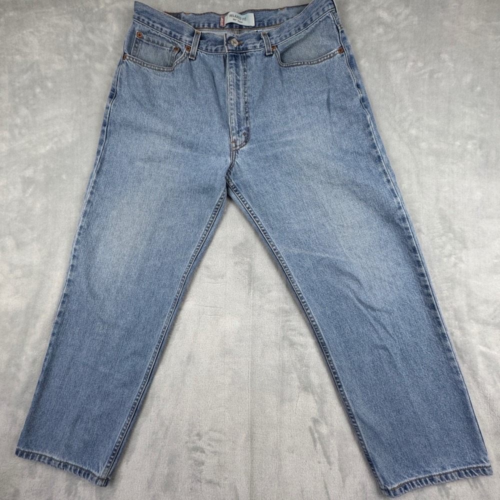 Vintage Levi‎ Strauss 550 Relaxed Fit Jeans Mens W38 L30 Blue Cotton Denim Y2K